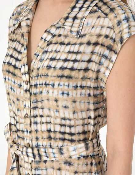 Платье-рубашка макси из вискозы - G022SZ0320LESA_EL Платье жен. (VR011, 36)