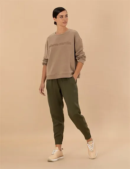 Джоггеры на кулиске зауженные - G022SZ0030BONTE-P Брюки жен. (VR238, 34)