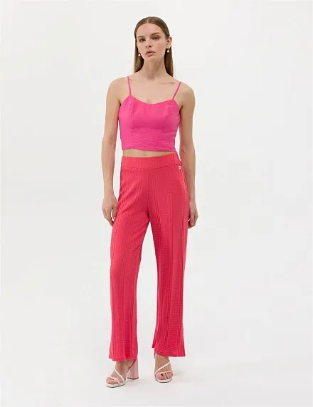 Брюки трикотажные с разрезами - G022SZ0OP0TELAS-P Брюки спорт. жен. (VR023, L)