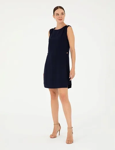Платье мини без рукавов - G022SZ0320ETSA Платье жен. (VR033, 34)