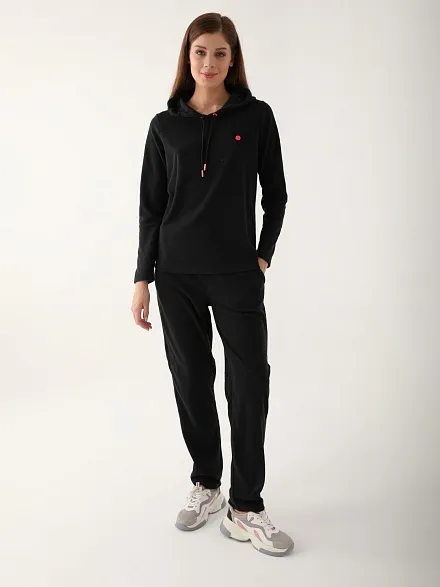 Домашний костюм со штанами и кофтой с капюшоном - G022SZ0HFTKMPC8746_S Костюм дом. жен. Бельевое изделие (VR046, S)