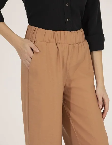 Брюки широкие с вискозой - G022SZ0780PAREMI23Y-P Брюки жен. (VR233, 40)