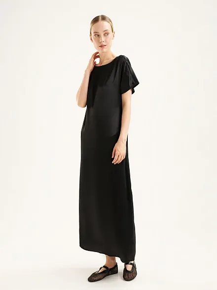 Платье макси с коротким рукавом - G022SZ0320MOIS Платье жен. (VR046, 34)