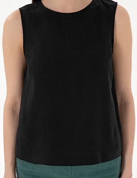 Топ из льна свободный - G022SZ0040BALEY Сорочка жен. (VR046, 36)
