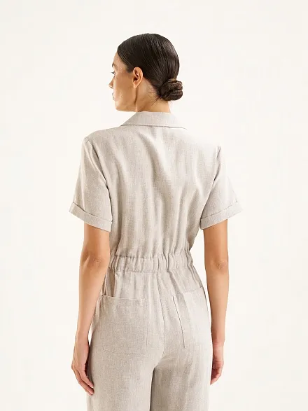 Комбинезон с добавлением льна - G022SZ0320NOME Платье жен. (VR024, 34)