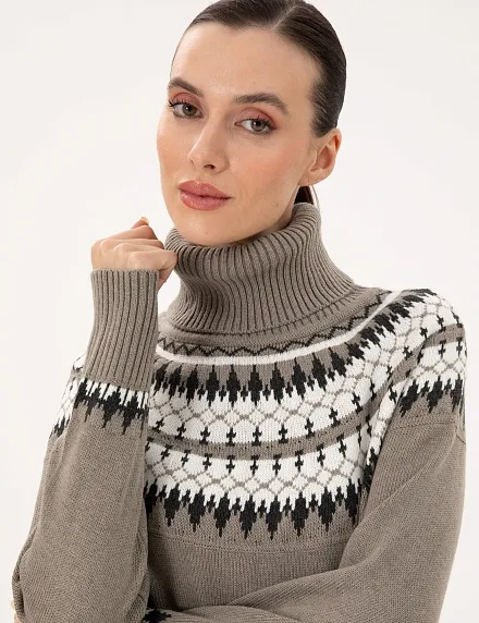 Свитер с добавлением шерсти - G022SZ0TK0LARS Кофта жен. (VR052, S)