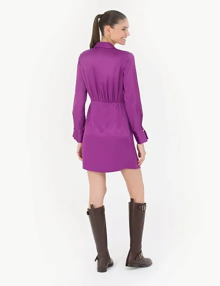 Платье мини с вискозой - G022SZ0320ZARENI Платье жен. (VR037, 34)