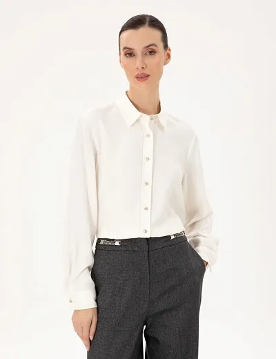 Рубашка из вискозы прямого кроя - G022SZ0040STELLA Сорочка жен. (VR019, 34)
