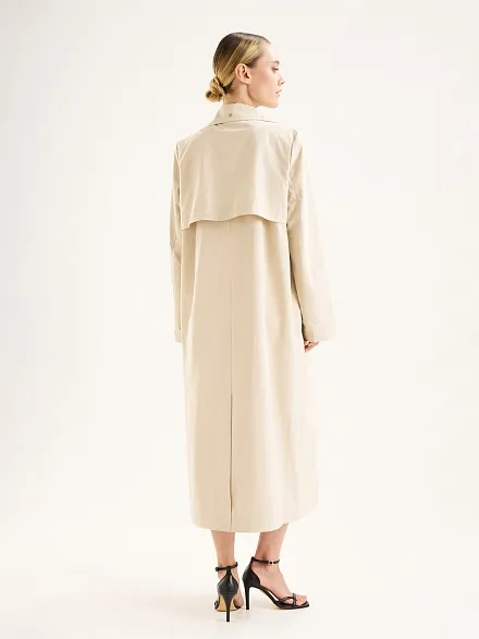 Плащ классический на запах с поясом - G022SZ0KS0NOBLE Куртка жен. (VR011, 36)