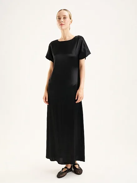 Платье макси с коротким рукавом - G022SZ0320MOIS Платье жен. (VR046, 34)