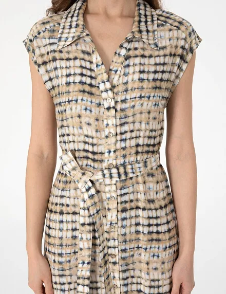 Платье-рубашка макси из вискозы - G022SZ0320LESA_EL Платье жен. (VR011, 36)