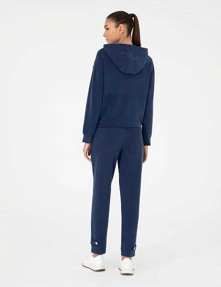 Брюки спортивные на кулиске зауженные - G022SZ0OP0JAVT_P Брюки спорт. жен. (VR033, 2XS)