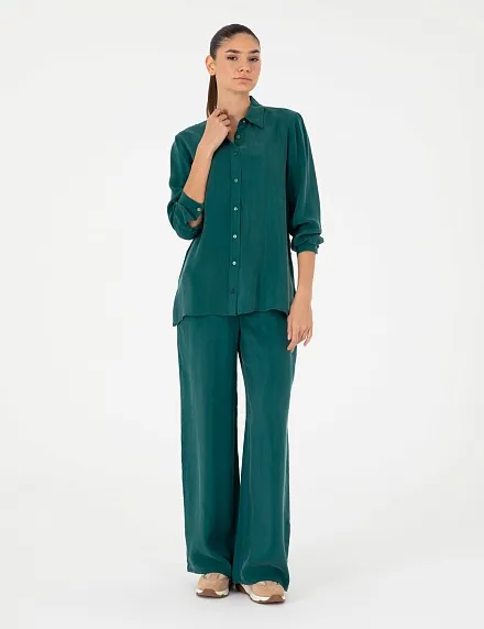 Брюки на резинке широкие - G022SZ0780PARENSO_P Брюки жен. (VR079, 38)