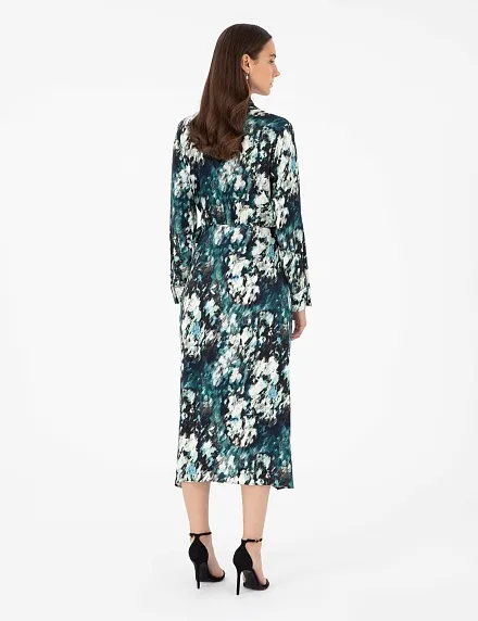 Платье миди на запах с вискозой - G022SZ0320AGNES_EL Платье жен. (VR079, 34)