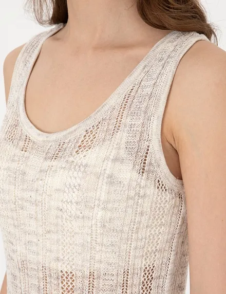 Топ из смесового хлопка с добавлением льна - G022SZ0TK0RILEY Кофта жен. (VR085, S)