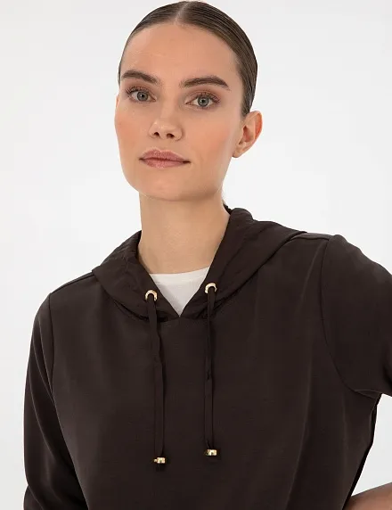 Худи с кулиской по низу - G022SZ0820SARS_S Толстовка жен. (VR029, XS)