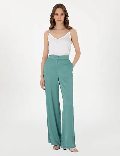 Брюки из вискозы с эластаном прямые - G022SZ0030TENS_P Брюки жен. (VR054, 36)