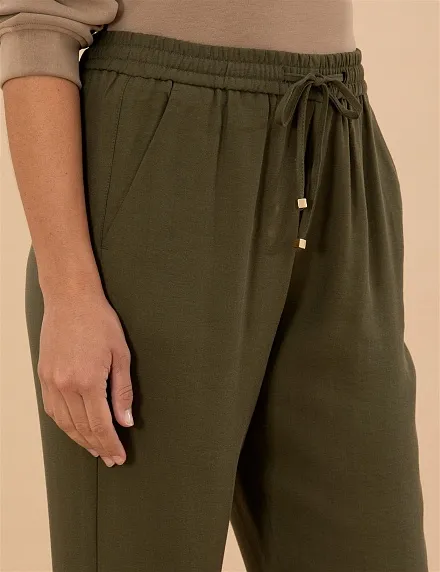 Джоггеры на кулиске зауженные - G022SZ0030BONTE-P Брюки жен. (VR238, 34)