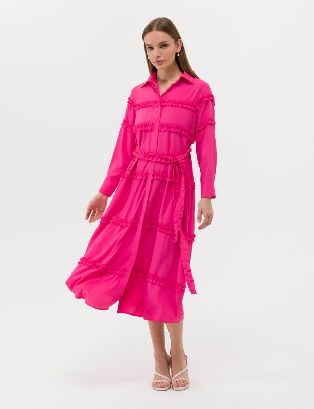 Платье-рубашка миди - G022SZ0320EGORA23Y Платье жен. (VR023, 38)