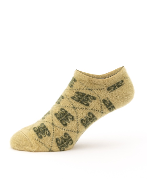 Носки короткие с монограмой бренда - A022SZ0130PTK_4PJAKARLISIMLI Носки жен. (VR019, 36-40)