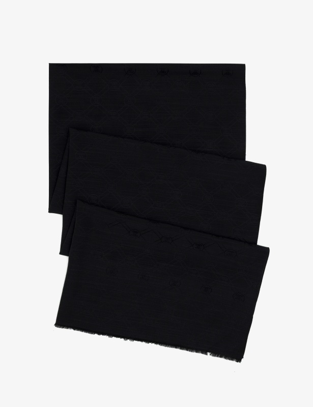 Шарф из смеси шелка и хлопка - A022SZ093SALKUBBEY Шарф жен. (VR046)