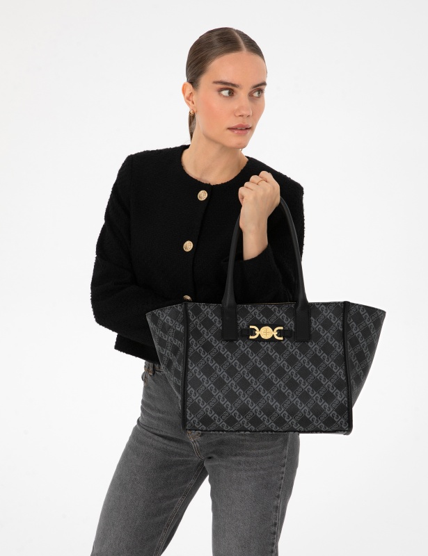 Сумка тоут из экокожи - A022SZ057OMUZSK25_05PCA25K519_ZCMN Сумка жен. (VR046)