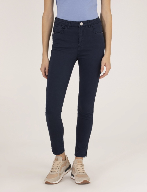 Джинсы укороченные зауженные - G022SZ0780DERIN-23Y Брюки жен. (VR033, 42)