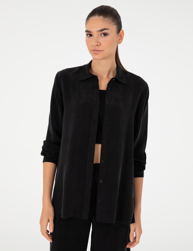 Рубашка прямого кроя - G022SZ0040PARENSO_G Сорочка жен. (VR046, 34)