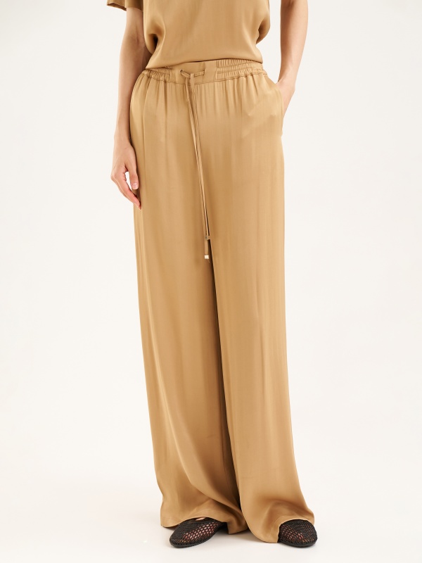 Брюки широкие на кулиске - G022SZ0780YUNA_P Брюки жен. (VR029, 36)