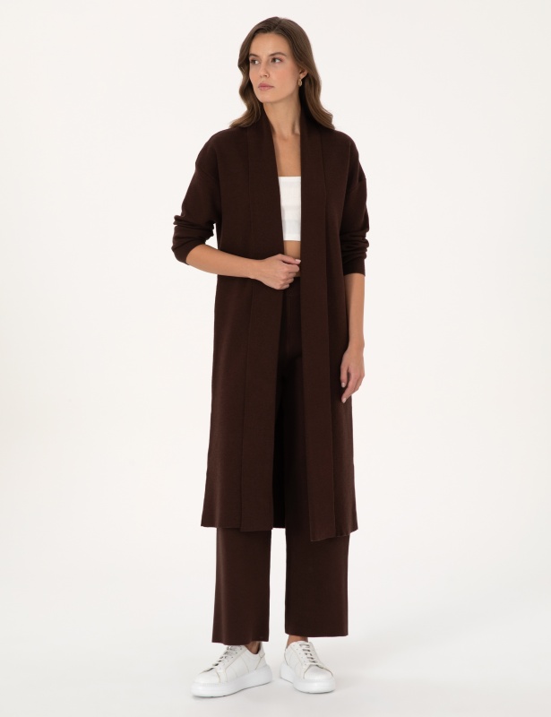 Кардиган трикотажный удлиненный без застежки - G022SZ0TH0DERRA_H Кардиган жен. (VR029, XS)