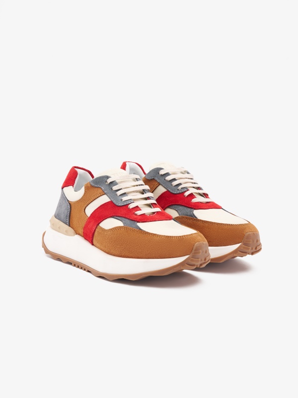 Кроссовки комбинированные из натуральной замши - S072SZ0330K23BULKADA-P Обувь жен. (VR099, 38)