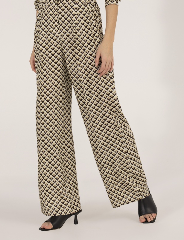 Брюки широкие из вискозы - G022SZ0780CEDRUS-P23Y Брюки жен. (VR046, 42)