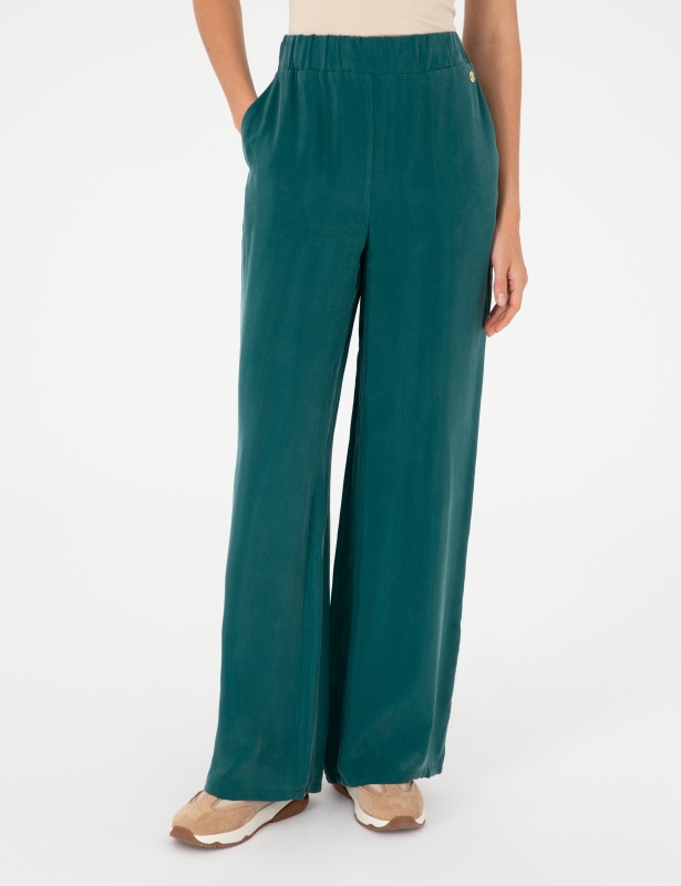 Брюки на резинке широкие - G022SZ0780PARENSO_P Брюки жен. (VR079, 34)