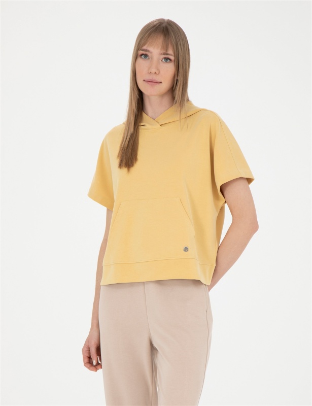 Худи с коротким рукавом - G022SZ0820HARPI Толстовка жен. (VR044, XL)