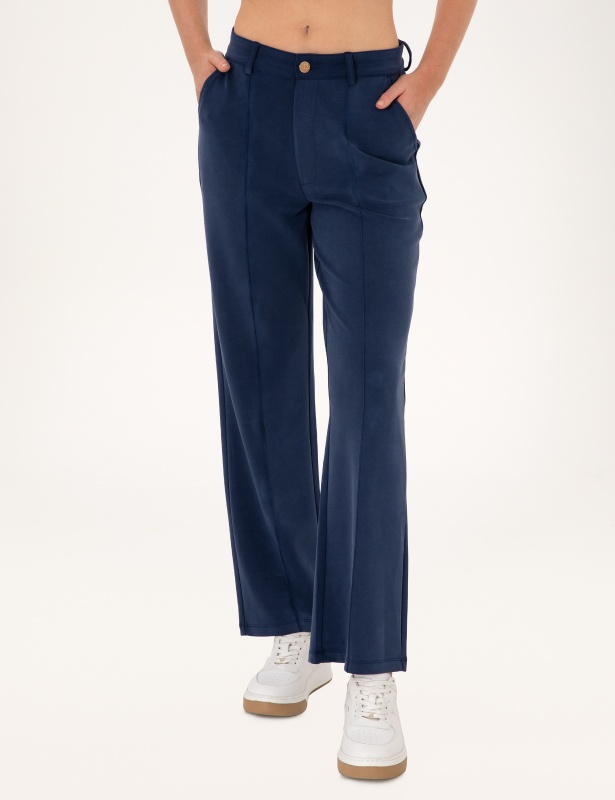 Брюки спортивные со стрелками прямые - G022SZ0OP0LEROY_P Брюки спорт. жен. (VR033, M)