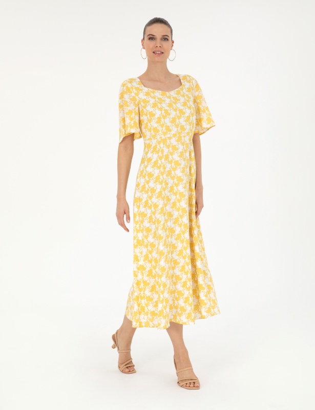 Платье миди из вискозы - G022SZ0320SOPHI Платье жен. (VR044, 32)