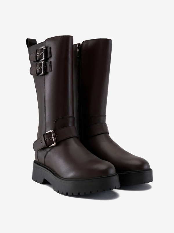 Сапоги  кожаные на молнии - S072SZ0330K24POSTO_P Обувь жен. (VR029, 40)