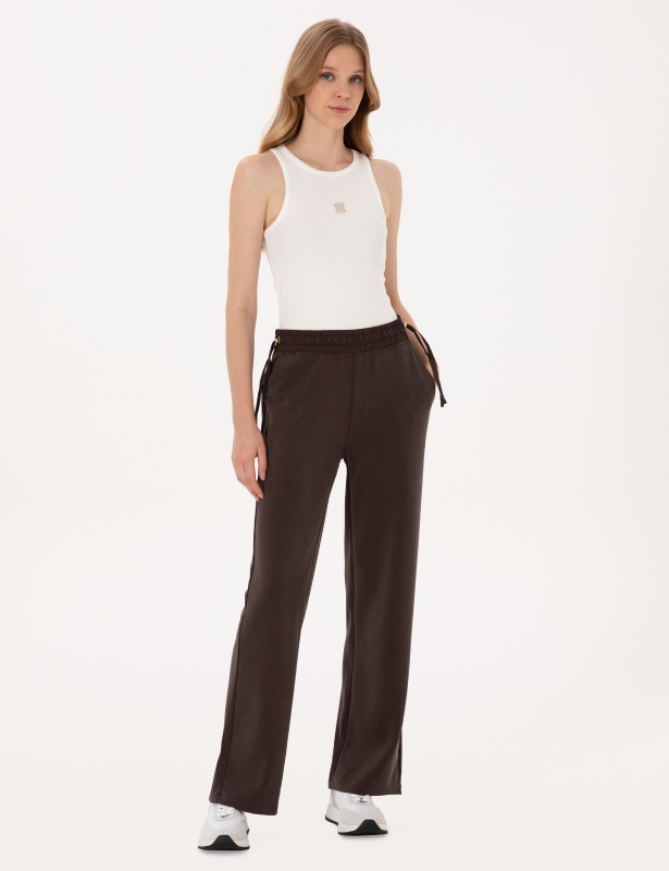 Брюки на резинке широкие - G022SZ0OP0PARS_P Брюки спорт. жен. (VR029, L)