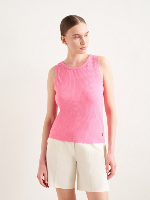 Топ в рубчик - G022SZ0110LAFES Футболка жен. (VR041, S)