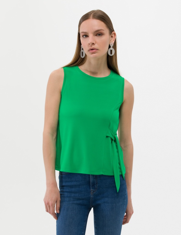 Топ с декоративным узлом - G022SZ0110AMBER Футболка жен. (VR055, S)