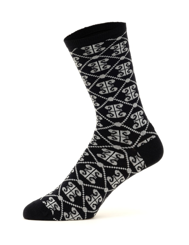 Носки высокие с монограмой бренда - A022SZ0130SKTJAKARLI Носки жен. (VR046, 36-40)