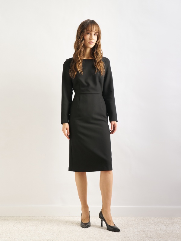 Платье миди приталенное - G022SZ0320R_NILKA Платье жен. (VR046, 40)