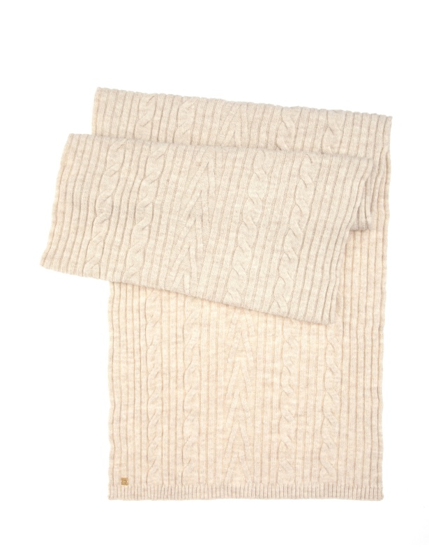 Шарф с рельефным узором - A022SZ0DHTRKMABES Шарф жен. (VR019)