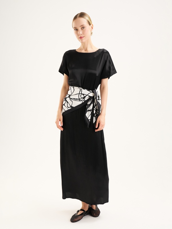 Платье макси с коротким рукавом - G022SZ0320MOIS Платье жен. (VR046, 38)