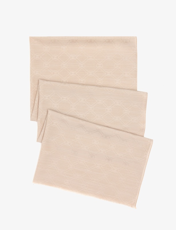 Шарф из смеси шелка и хлопка - A022SZ093SALKUBBEY Шарф жен. (VR011)