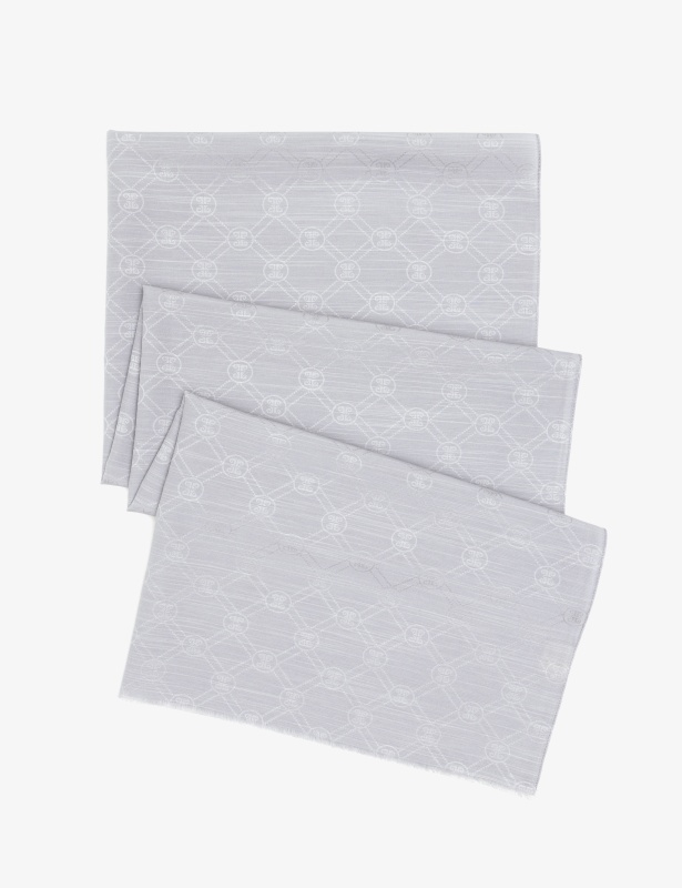 Шарф из смеси шелка и хлопка - A022SZ093SALKUBBEY Шарф жен. (VR024)