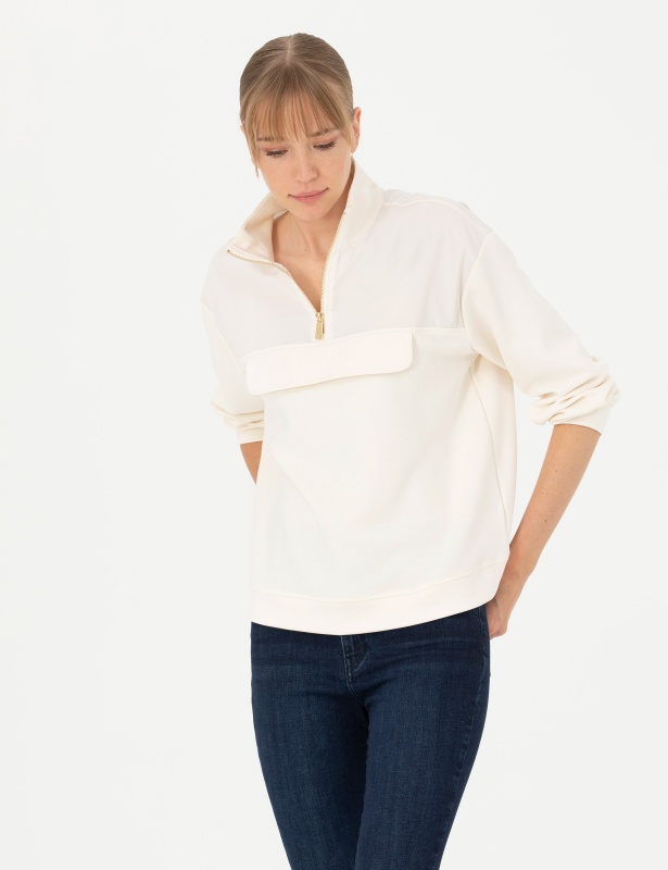 Толстовка с воротником на молнии - G022SZ0820LIKALESSA Толстовка жен. (VR071, L)