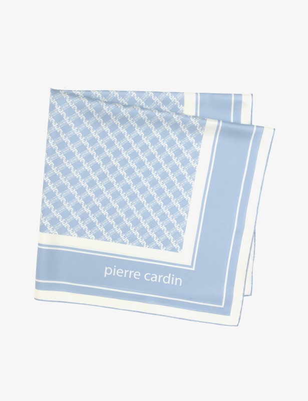 Платок шелковый с узором - A022SZ09393FOMKA Шарф жен. (VR249)