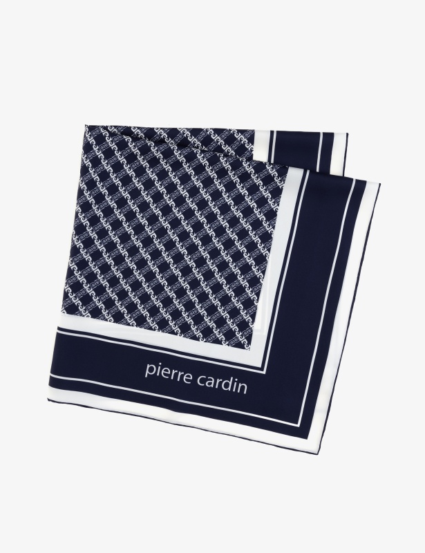 Платок шелковый с узором - A022SZ09393FOMKA Шарф жен. (VR033)