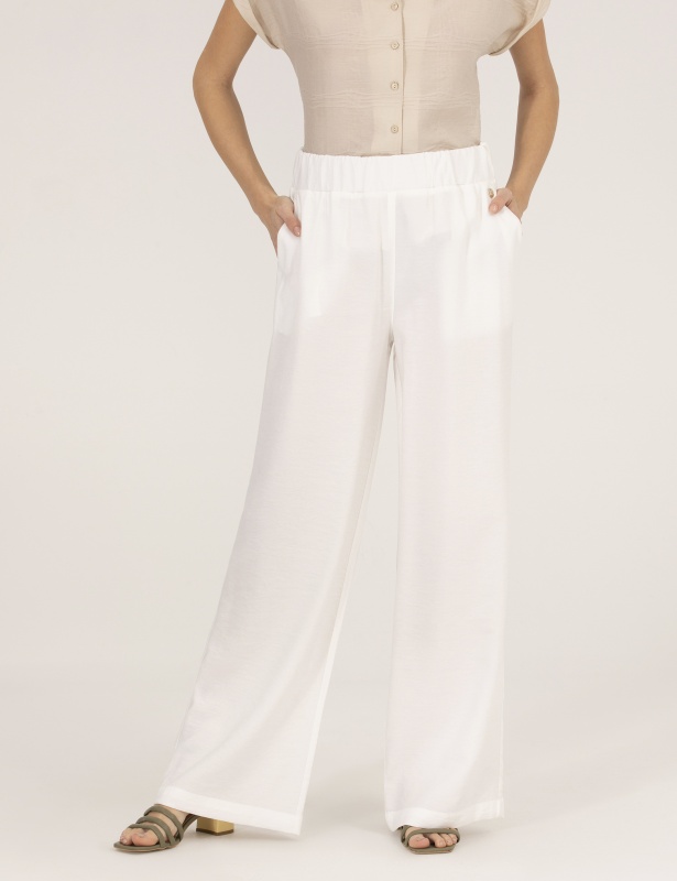 Брюки повседневные широкие - G022SZ0780PAREMI23Y-P Брюки жен. (VR019, 40)